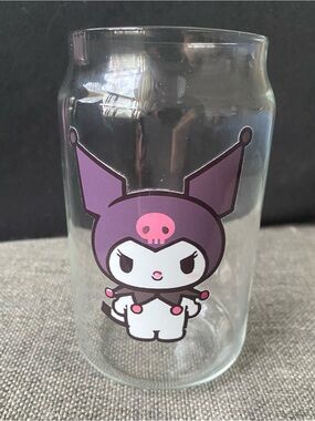 NEW Sanrio Kuromi drinking Glass 18oz